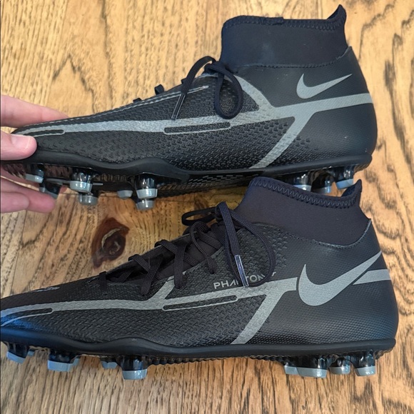 Nike Phantom GTZ DF/MG black and iron gray Cleat. New without Box - Picture 2 of 5